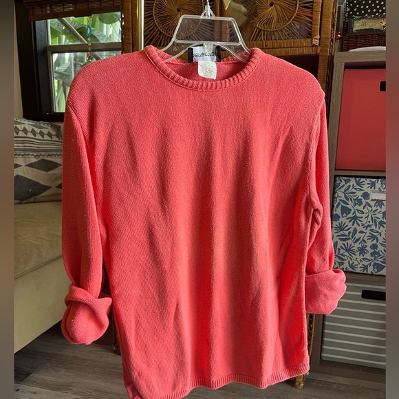 100% Cotton Vintage Pierre Cardin Coral sweater. - Picture 6 of 9